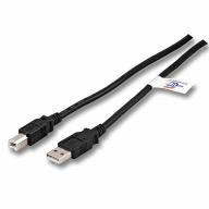 Cordon USB 2, 0 ALgB M/M noir Lg 5m