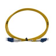 Cordon fibre optique duplex monomode 9/125 LC/LC - 3 m - Short Boots