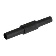 Prolongateur fiche banane femelle-femelle noir 4mm /Qté 10