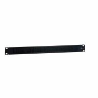 Passe cable 19" avec une brosse 1U noir