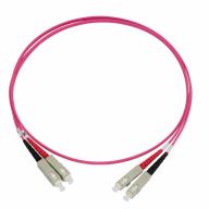 Jarretière optique duplex SC/PC-SC/PC OM4 Ø 2,0mm Magenta Lg 1,0m
