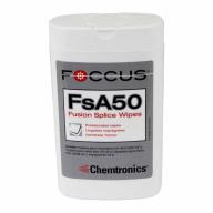 Lingettes pré-imprégnées pour fibre optique FsA - Boîte de 50