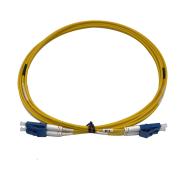 Cordon FO Duplex monomode 9/125 LC / LC - 5m - Short Boots