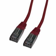 Cordon RJ45 CAT6 FTP AWG26 LSZH rouge Lg 0, 25m