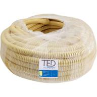 Gaine fendue jaune - Rouleau de 30m - Diamètre 18mm