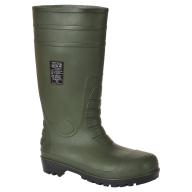 Bottes sécurité PVC vert semelles PVC nitrile S5 SRC Classic T.36