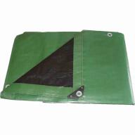 Bache Ultra pro Polyéthylène vert/bleu 8x5 œillets métal