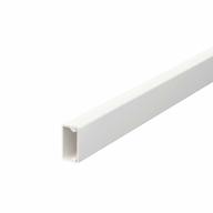 Moulure de distribution Lg 2m 10x20 mm blanc