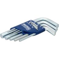 Jeu de 9 clés mâles 6 pans sur support plastique - Ø1,5 à 10mm