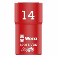 Douille WERA carré 3/8 Ø14mm isolée 1000V