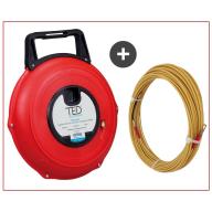 Pack aiguille 30m Câble-Blitz Ø3mm + recharge pour aiguille de tirage 30m PolyKat 3mm