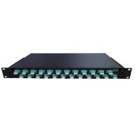 HSD - Tiroir optique 24 LC DX OM3 équipé de 6T LC DX