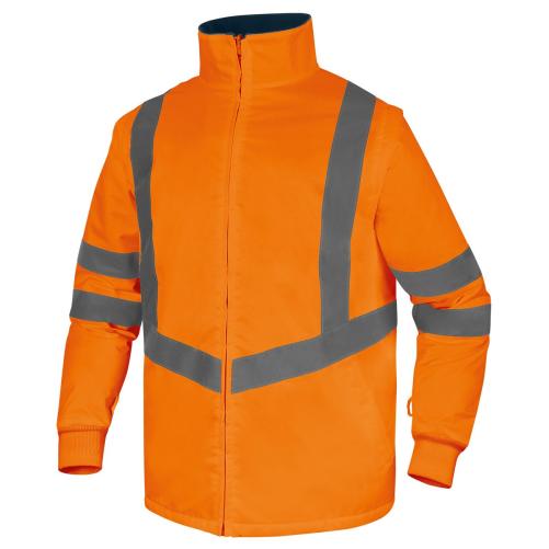 Parka 5 en 1 haute visibilité or - Vêtement haute visibilité