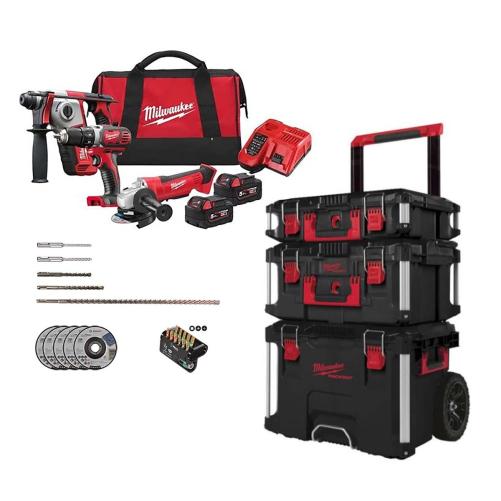 Pack trois outils électroportati - Scie et meuleuse