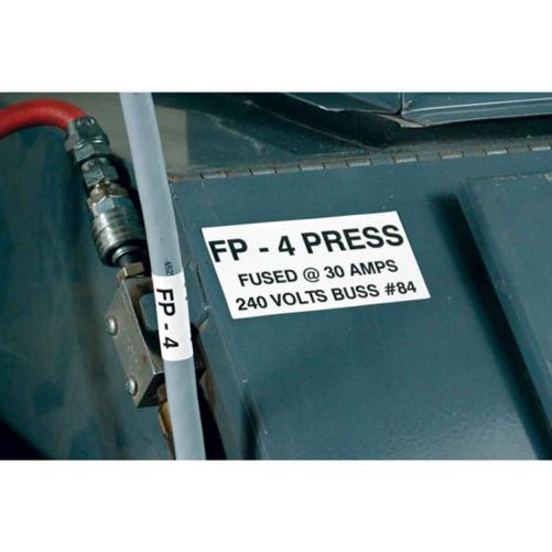 Étiquettes vinyle int/ext BRADY  - Etiquette et recharge Brady