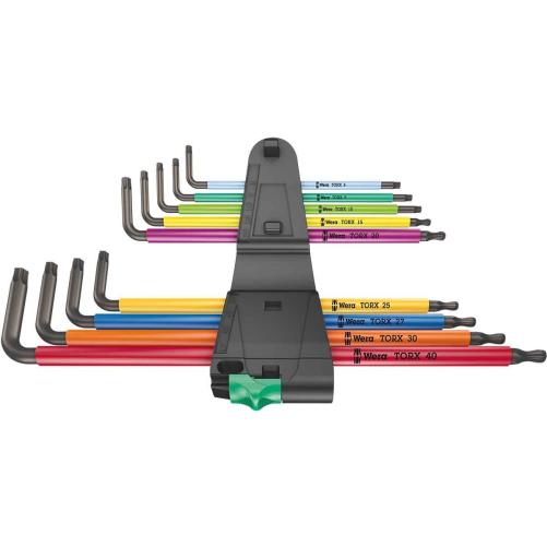 Jeu de 9 clés torx à tête sphéri - Coffret à cliquet, clé RM