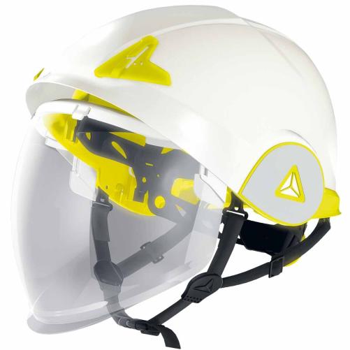 Casque avec visière de protectio - Casque de chantier et accessoires