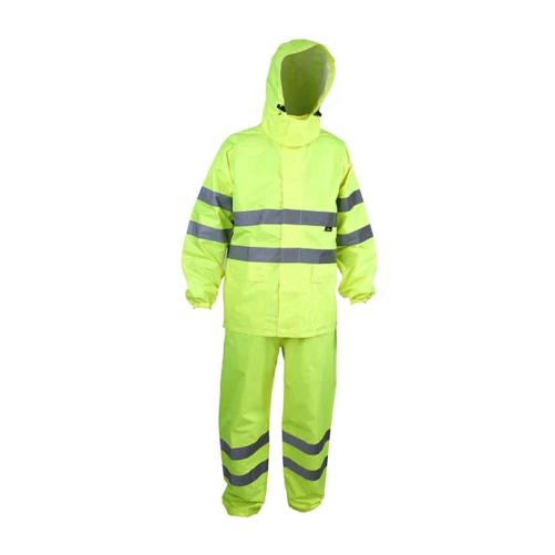 Ensemble de pluie haute visibili - Vêtement haute visibilité