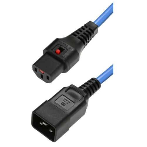 IEC LOCK Rallonge secteur C13/C2 - Multiprise et cordon secteur