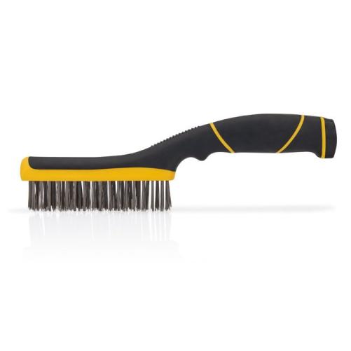 Brosse inox 4x16 bi-matière - Produit d'entretien