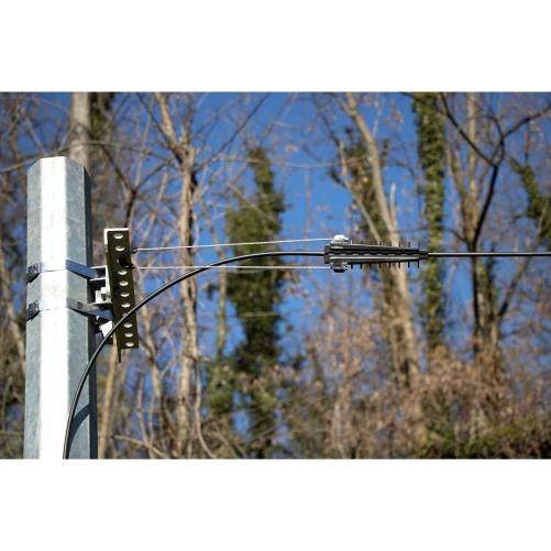 Dispositif ancrage pour câble fi - Pince d'ancrage et suspension fibre optique