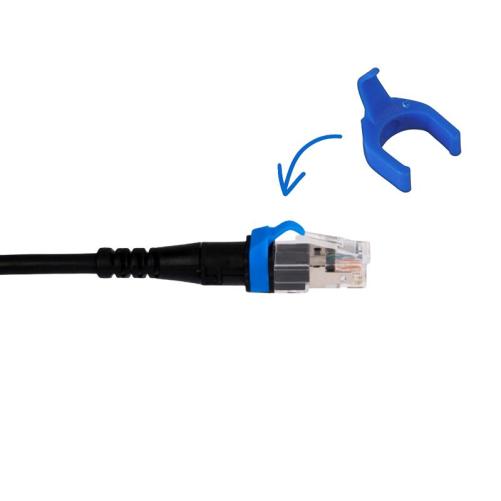 PatchClip - bleu Fluo (boite de  - Bague de repérage
