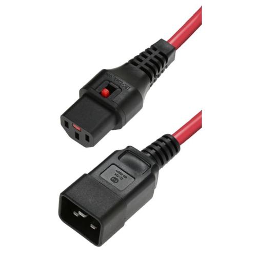 IEC LOCK Rallonge secteur C13/C2 - Multiprise et cordon secteur