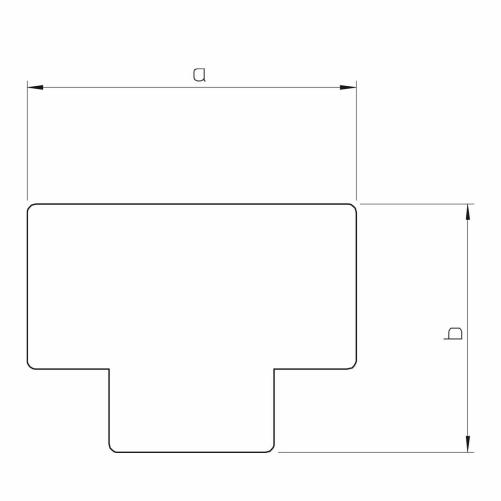 Té de dérivation moulure 10x20 m - Moulure et goulotte