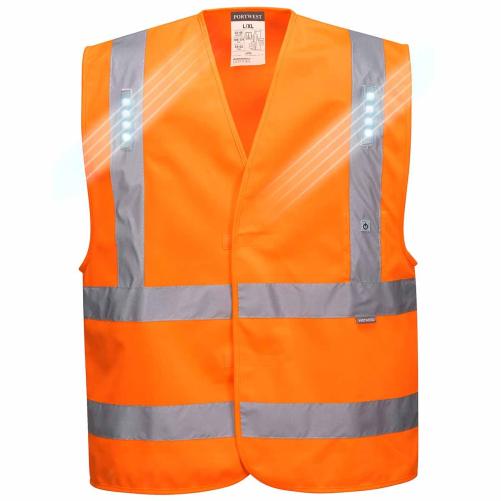 Gilet haute visibilité à LED ora - Vêtement haute visibilité