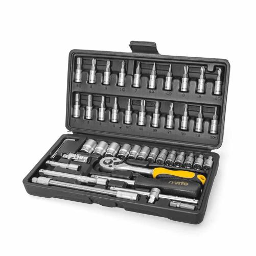 Coffret clé à cliquet et douille - Cliquet et douille