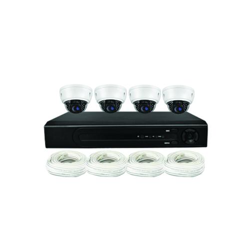 Pack vidéosurveillance IP 4 camé - Enregistreur NVR 