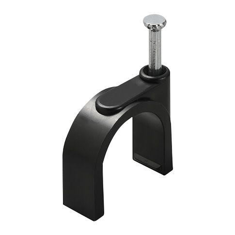 Pontet noir TED 10mm - Collier, pontet et embase