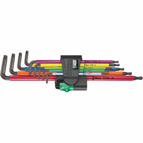 Jeu de 9 clés torx à tête sphéri - Coffret à cliquet, clé RM