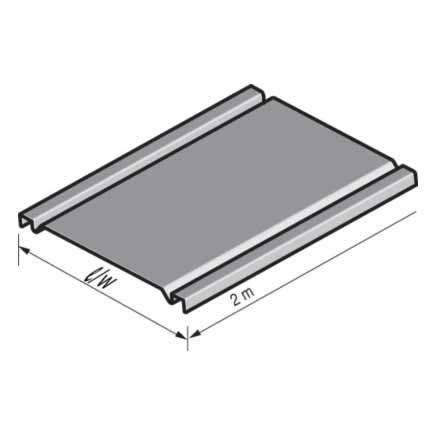 Couvercle pour CDC 50mm GC Lg 2m - Chemin de câble fil RM