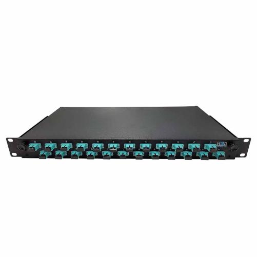 Tiroir fibre optique monomode éq - Tiroir optique 19" coulissant