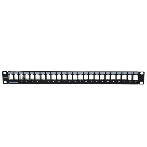 CORNING 3M Panneau 24 ports 1U a - Panneau de brassage nu
