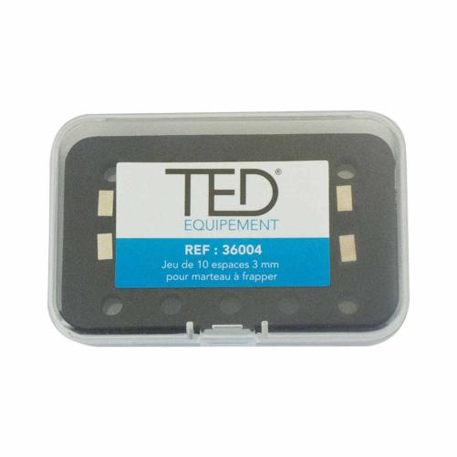 Jeu de 10 espaces 3mm pour marte - Jeu de frappe, marquage manuel
