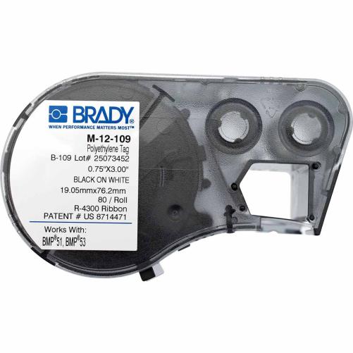 Étiquette BRADY BMP51/M510/M511  - Etiquette et recharge Brady