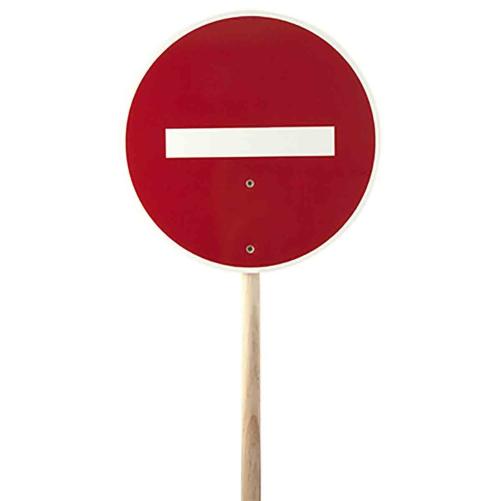 Panneau de signalisation double  - Panneau de chantier