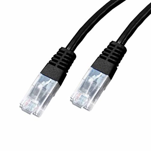 Cordon RJ45 CAT6 UTP AWG26 noir  - Cordon RJ45 CAT6