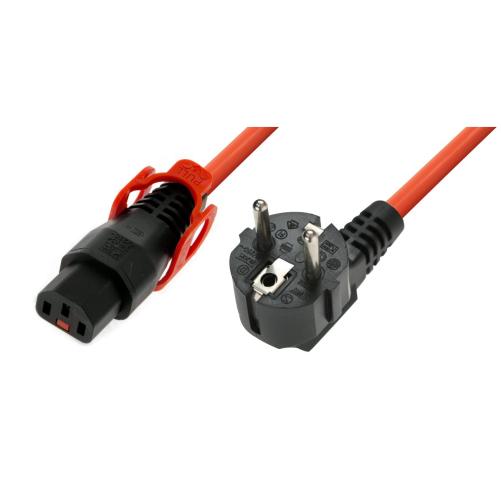 IEC LOCK Cordon secteur 2P+T FR/ - Multiprise et cordon secteur