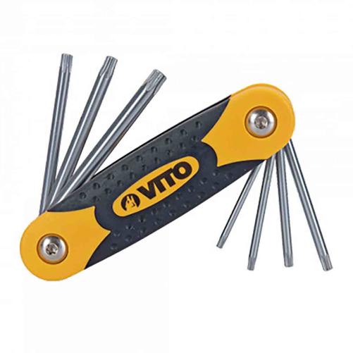 Jeu de 7 clefs tamper torx - Clé