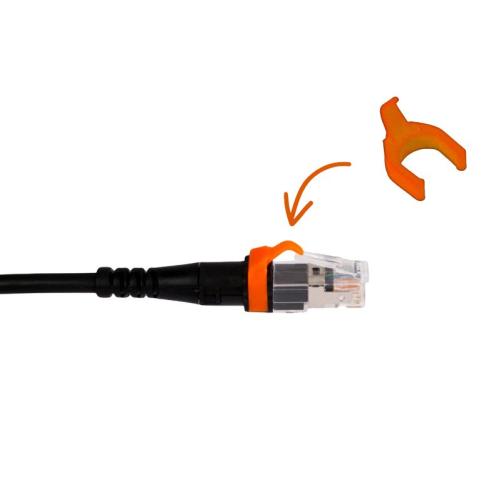 PatchClip - orange (boite de 50) - Bague de repérage