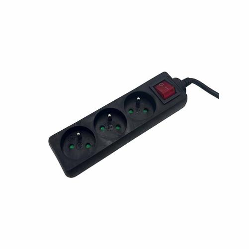 Multiprise 2P+T.3 prises avec in - Multiprise et cordon secteur