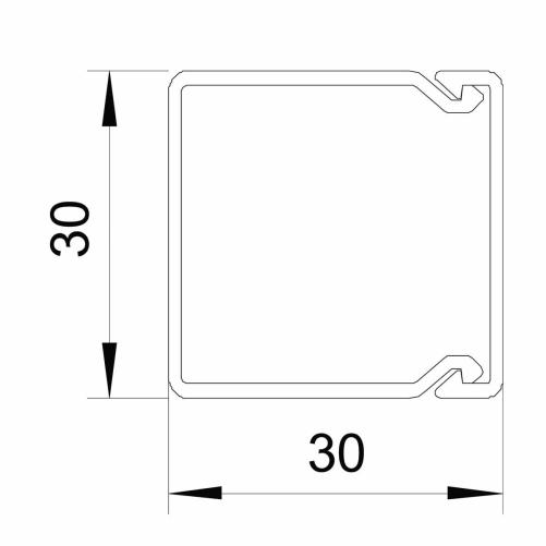 Moulure distribution 2m 100x130 - Moulure et goulotte