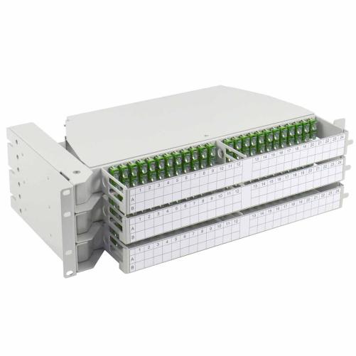 Tiroir 19" pivotant modulaire 3U - Tiroir optique 19" pivotant