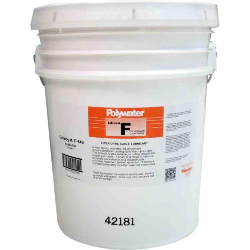 Lubrifiant Polywater F TED_Seau  - Gaine électrique et télécom, lubrifiant de chantier