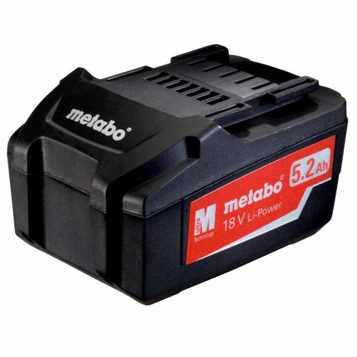 Batterie METABO 18V 5,2Ah Li-pow - Batterie et chargeur