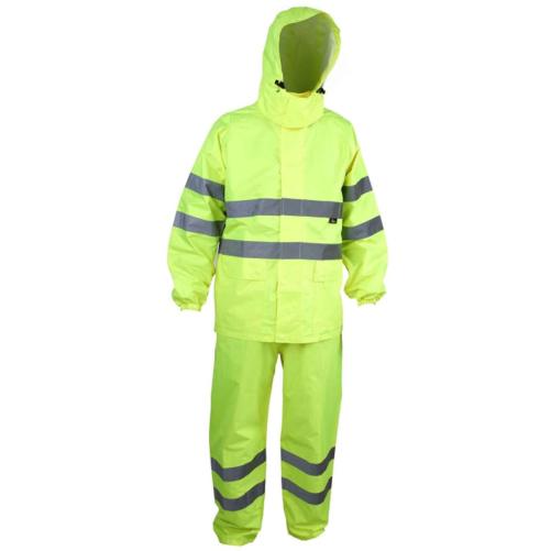 Ensemble de pluie haute visibili - Vêtement haute visibilité