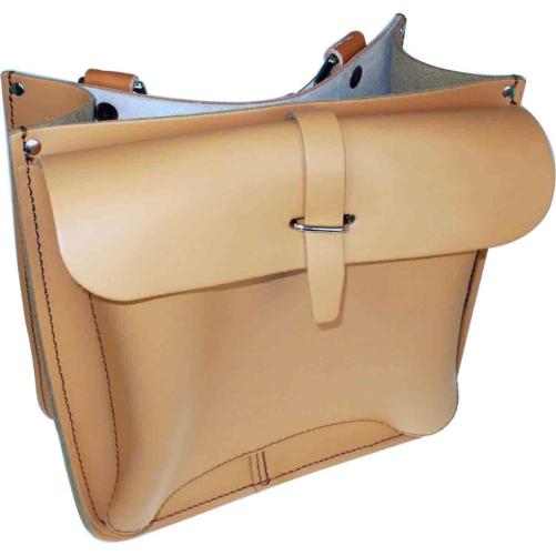 Sacoche cuir 2 poches avec marqu - Rangement et valise Outil